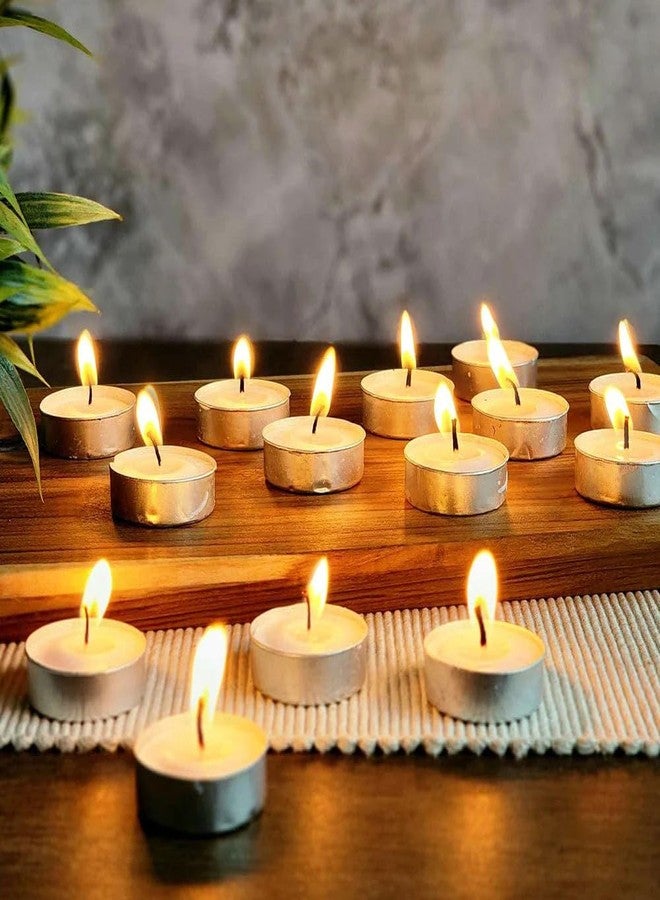 Luces Pack of 40 Lemon Scented 40 Yellow Tealight t-lite Floating Candle for Diwali X-mas Home Decoration Birthday Valentine Gifts Party Dinner Table - Image 5